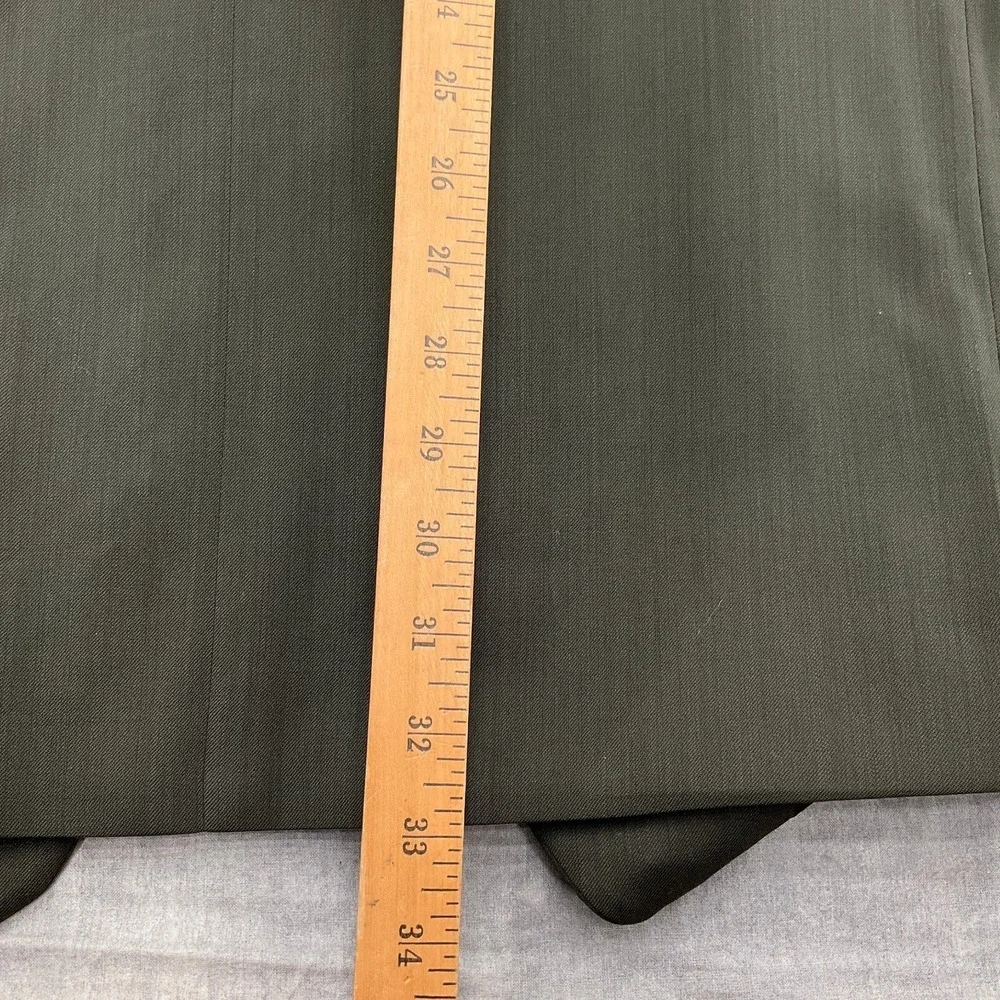 Joseph Feiss Blazer Men 44L Brown 3 Button Classic Neutral Office Jacket Flaws